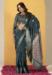 Picture of Gorgeous Silk Dark Slate Grey Saree