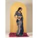 Picture of Pleasing Silk Dark Slate Grey Saree