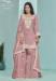 Picture of Lovely Silk Rosy Brown Straight Cut Salwar Kameez