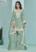 Picture of Sublime Silk Cadet Blue Straight Cut Salwar Kameez