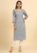 Picture of Resplendent Cotton Light Slate Grey Kurtis & Tunic