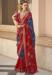 Picture of Magnificent Silk Navy Blue Saree