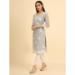 Picture of Beauteous Georgette Silver Kurtis & Tunic