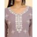 Picture of Excellent Georgette Plum Kurtis & Tunic