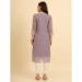 Picture of Excellent Georgette Plum Kurtis & Tunic