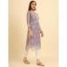 Picture of Excellent Georgette Plum Kurtis & Tunic