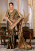 Picture of Good Looking Organza Dark Olive Green Saree