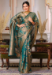 Picture of Superb Organza Teal Saree