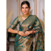 Picture of Superb Organza Teal Saree