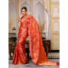 Picture of Nice Organza Indian Red Saree