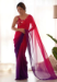 Picture of Appealing Georgette Dark Red Saree