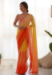 Picture of Wonderful Georgette Dark Golden Rod Saree