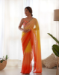 Picture of Wonderful Georgette Dark Golden Rod Saree