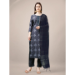 Picture of Good Looking Rayon Slate Grey Readymade Salwar Kameez