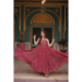 Picture of Grand Georgette Indian Red Readymade Gown