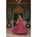 Picture of Grand Georgette Indian Red Readymade Gown