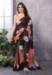 Picture of Graceful Georgette Dark Slate Grey Saree