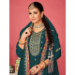 Picture of Georgette Midnight Blue Straight Cut Salwar Kameez