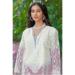 Picture of Wonderful Organza White Straight Cut Salwar Kameez