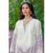 Picture of Gorgeous Organza White Straight Cut Salwar Kameez