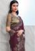 Picture of Ravishing Silk Brown Saree