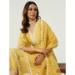 Picture of Alluring Silk Khaki Readymade Salwar Kameez