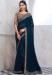 Picture of Sightly Chiffon & Silk Midnight Blue Saree