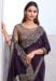 Picture of Exquisite Chiffon & Silk Purple Saree