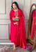 Picture of Marvelous Chiffon Red Readymade Salwar Kameez