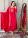 Picture of Marvelous Chiffon Red Readymade Salwar Kameez