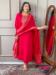 Picture of Marvelous Chiffon Red Readymade Salwar Kameez