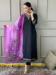 Picture of Delightful Chiffon Black Readymade Salwar Kameez