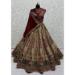 Picture of Pretty Chiffon Maroon Lehenga Choli