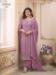 Picture of Chiffon & Silk Rosy Brown Straight Cut Salwar Kameez