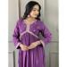 Picture of Comely Silk Orchid Readymade Salwar Kameez