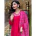 Picture of Pretty Silk Crimson Readymade Salwar Kameez