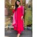 Picture of Pretty Silk Crimson Readymade Salwar Kameez