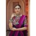 Picture of Exquisite Rayon Dark Magenta Lehenga Choli