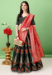 Picture of Bewitching Silk Dark Slate Grey Lehenga Choli