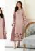 Picture of Georgette Rosy Brown Straight Cut Salwar Kameez