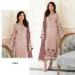 Picture of Georgette Rosy Brown Straight Cut Salwar Kameez