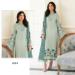 Picture of Georgette Off White Straight Cut Salwar Kameez