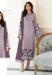 Picture of Georgette Dark Grey Straight Cut Salwar Kameez