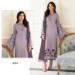 Picture of Georgette Dark Grey Straight Cut Salwar Kameez