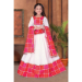 Picture of Comely Chiffon White Kids Lehenga Choli