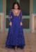 Picture of Resplendent Georgette Midnight Blue Readymade Gown