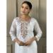 Picture of Pretty Chiffon Ghost White Readymade Salwar Kameez