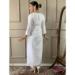 Picture of Pretty Chiffon Ghost White Readymade Salwar Kameez