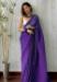 Picture of Graceful Georgette Purple Saree