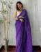 Picture of Graceful Georgette Purple Saree